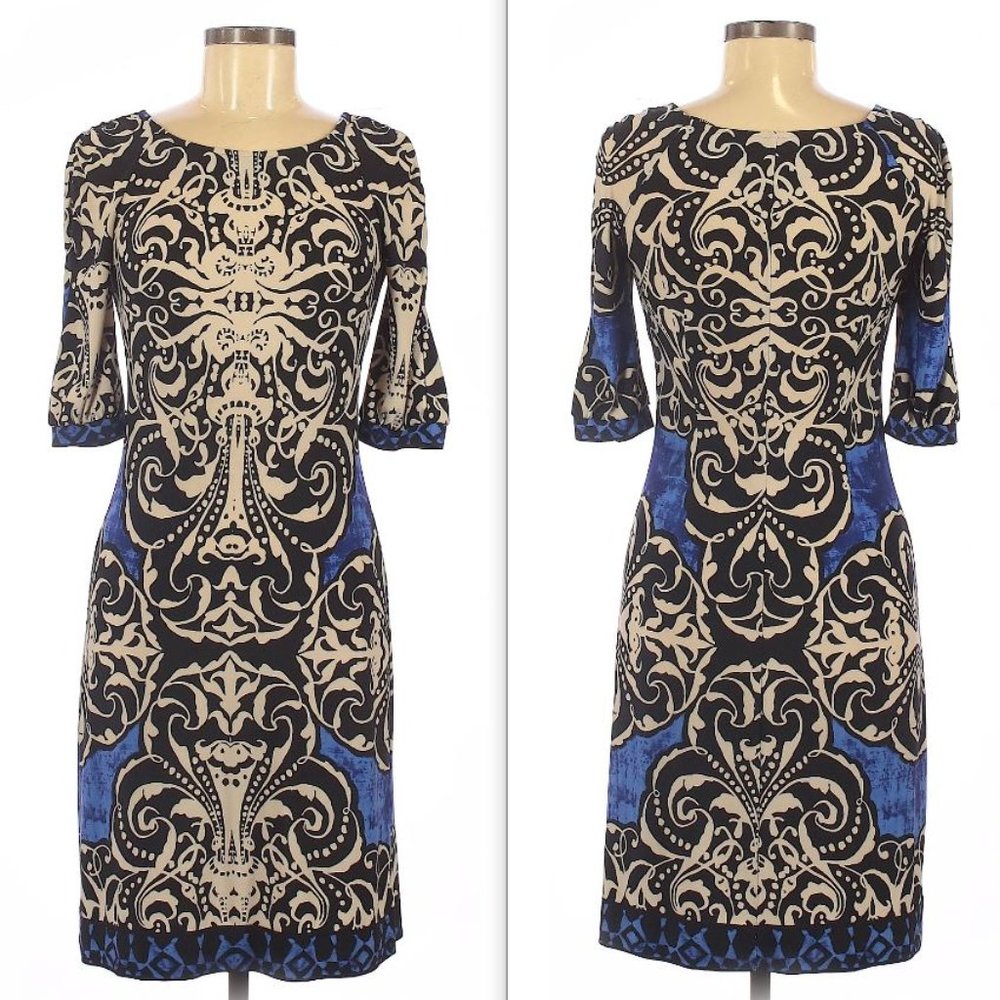 WHBM Paisley Sheath Dress